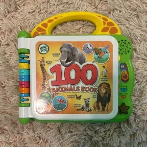LeapFrog 100 Animals Interactive Book - Green and Yellow